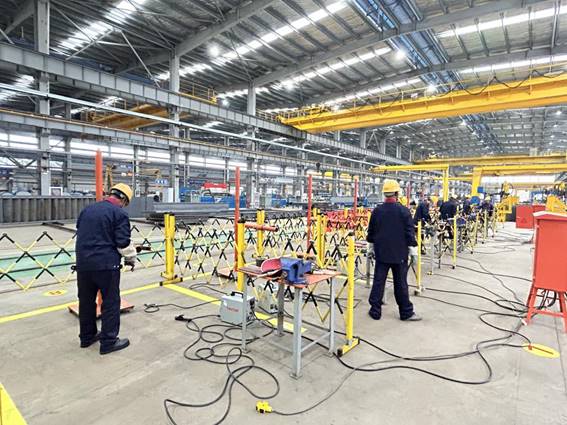 公司舉辦電焊工、電工技術(shù)比武
